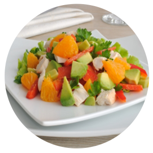 Plato Frutas y Vegetales El Cambio Exacto